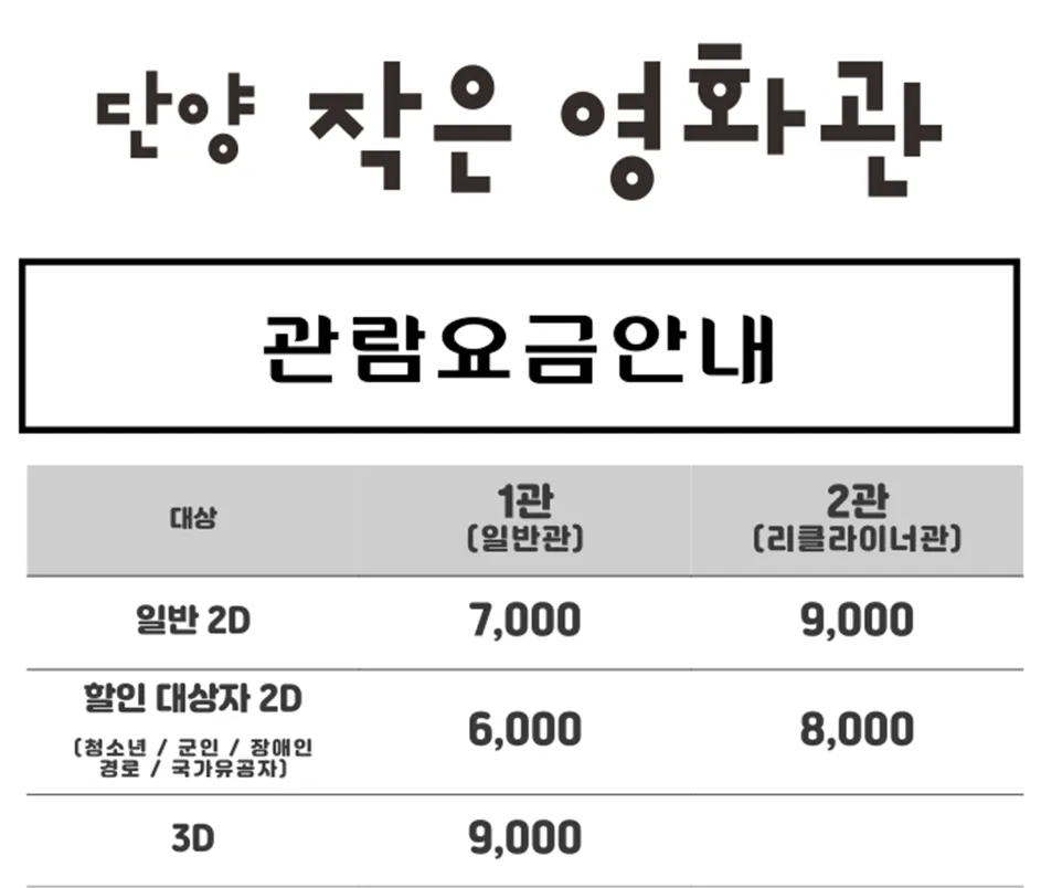 단양작은영화관 4 단양작은영화관 살펴보기 2