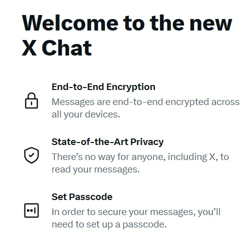 일론 머스크의 X에서 런칭한 XChat 엑스챗 가이드 (IOS용 전용 보안 개인 인스턴트 메신저)